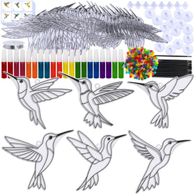 Winlyn hummingbird suncatcher beads: 288 beads add sparkle.