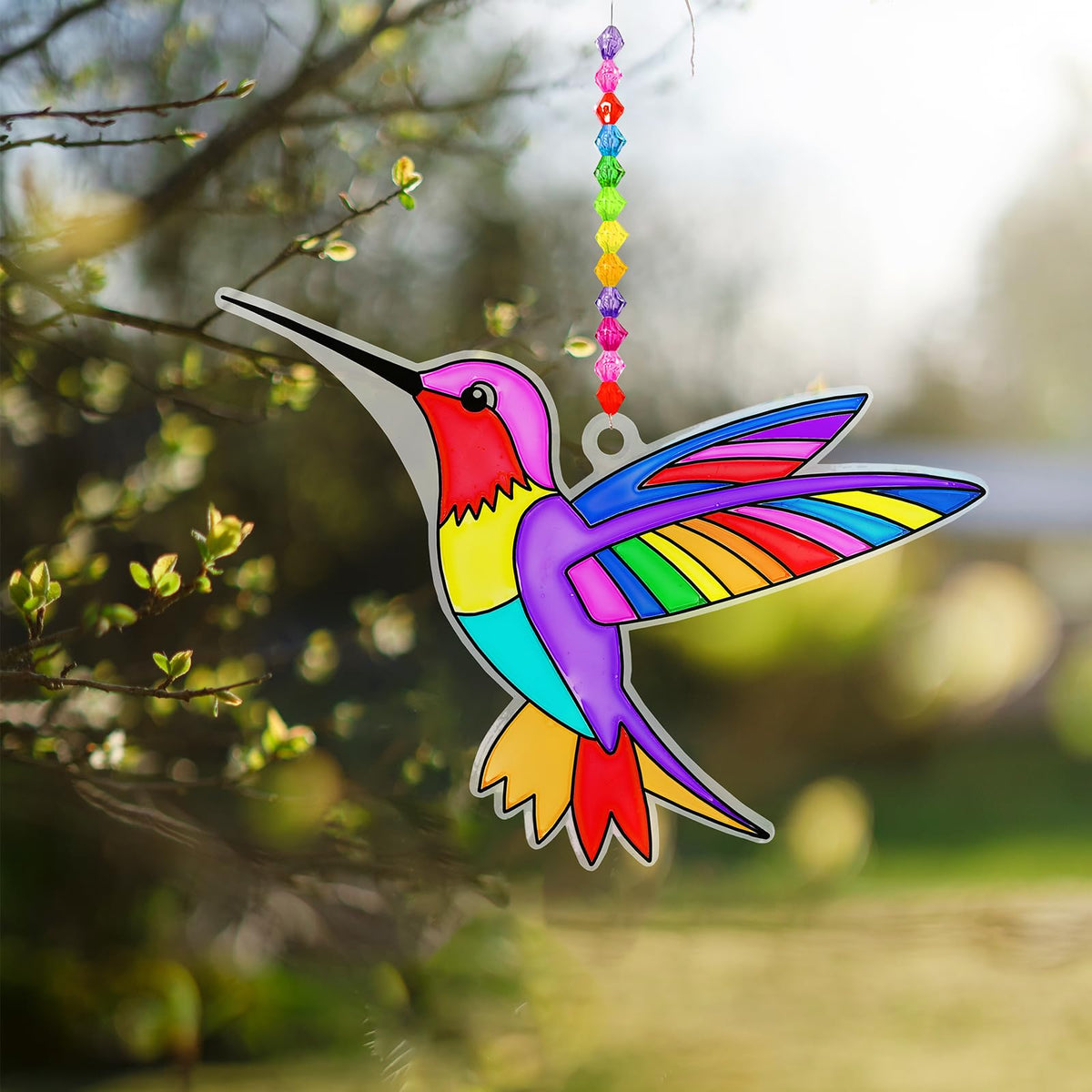 Winlyn hummingbird suncatcher brushes for young artists.