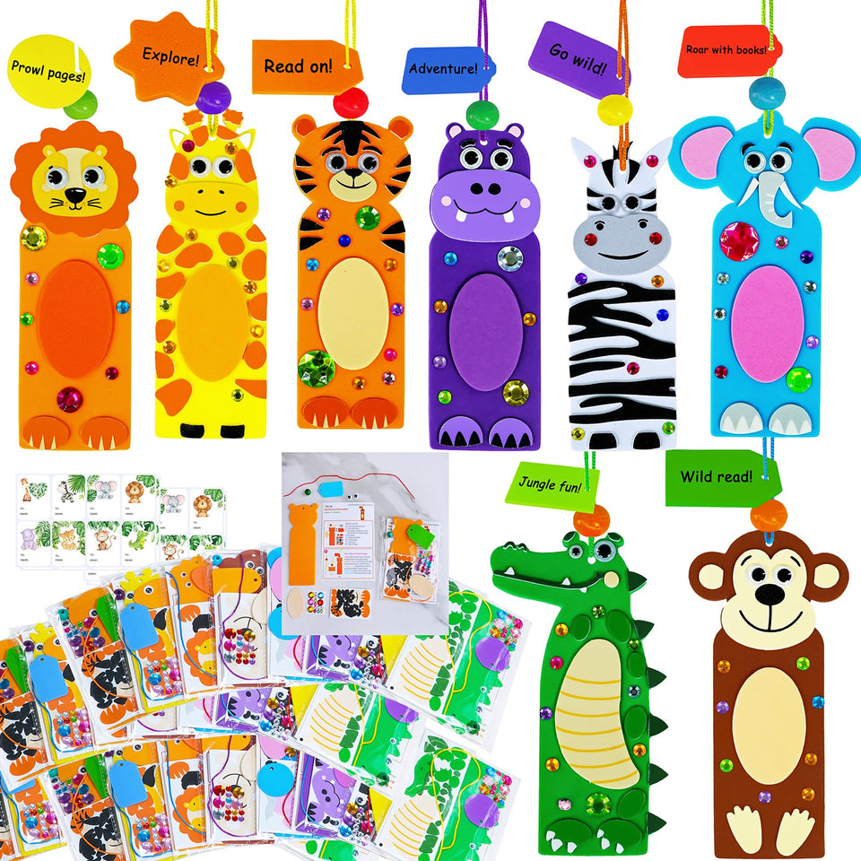 Winlyn tiger bookmark kit for engaging reading time and crafts