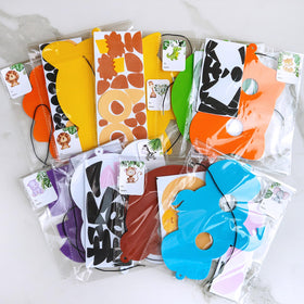 Winlyn Jungle Animal Mask elastic strap for comfortable, adjustable wear