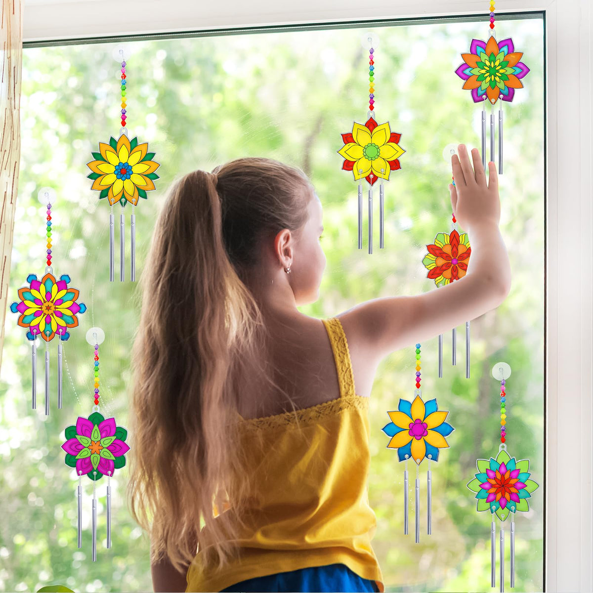Winlyn sunlit display showing dancing color shadows and soft sound