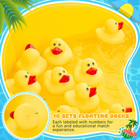 WinnerWhy Duck Matching Game bright yellow design for poolside fun
