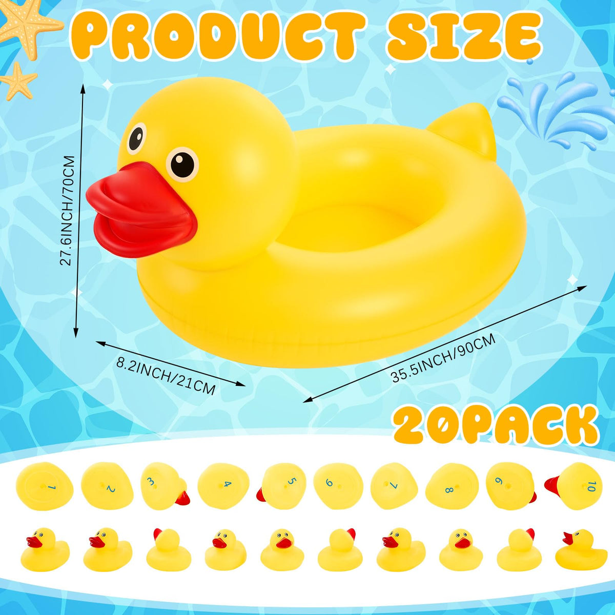 WinnerWhy Duck Matching Game floating yellow ducks for number matching