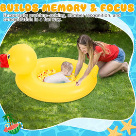 WinnerWhy Duck Matching Game ducks with numbers on the bottom for clues