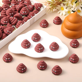 WinnerWhy rubber poop figure, durable and squeezable, ideal for classroom rewards.