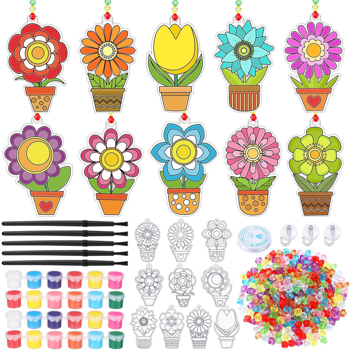 WinnerWhy mothers day suncatchers: complete package for easy DIY window art projects