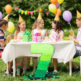 WinnerWhy 16.14-inch pinata size offers a balanced hangable centerpiece.