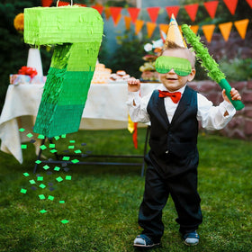 WinnerWhy gradient green pinata fits birthdays, baby showers, and themed events.