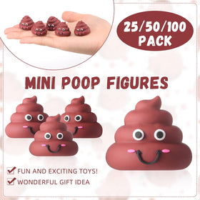WinnerWhy rubber poop toy close-up showing durable squeezable material.