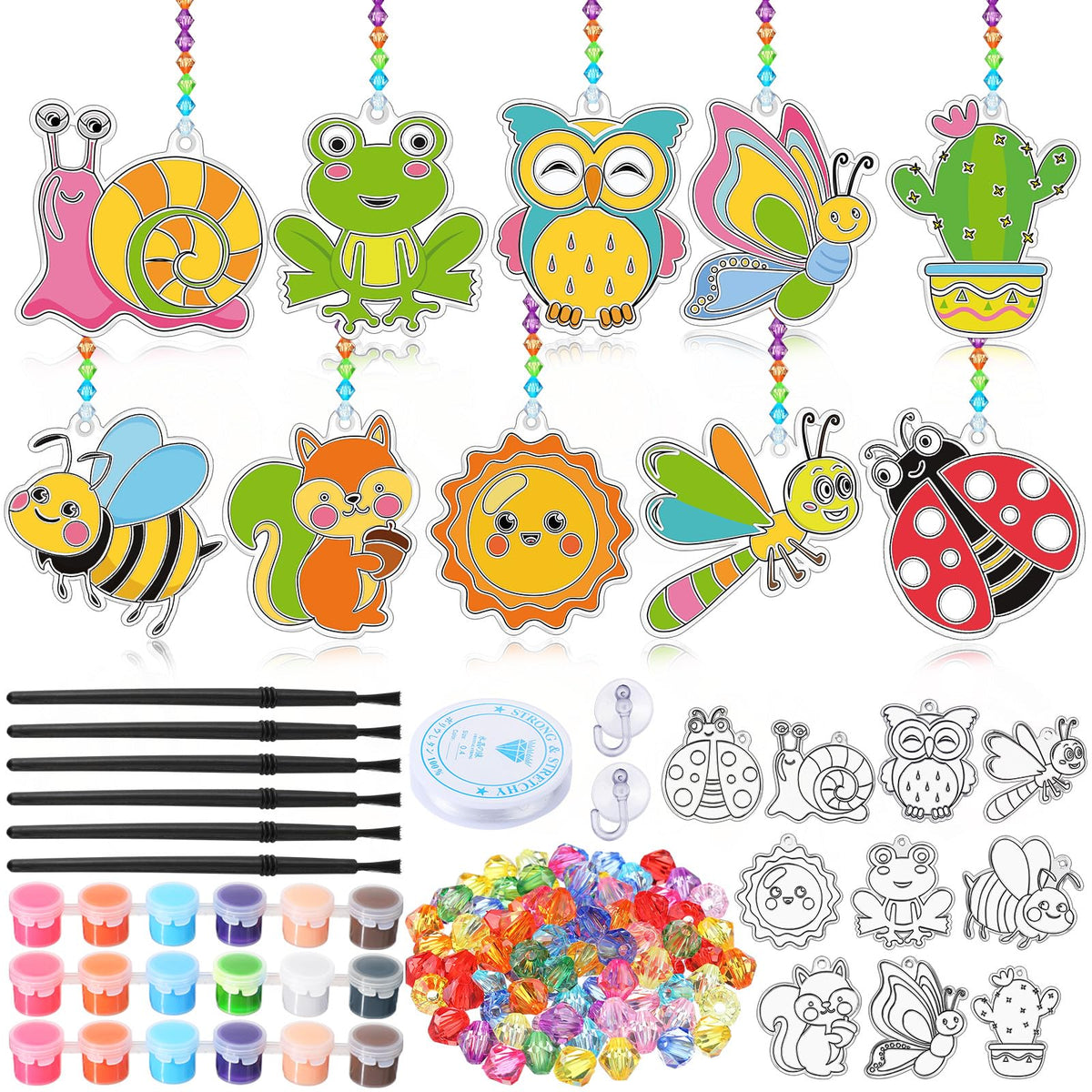 WinnerWhy spring suncatchers in a window art kit brighten home décor and learning play.