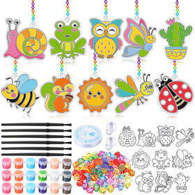 WinnerWhy spring suncatchers in a window art kit brighten home décor and learning play.