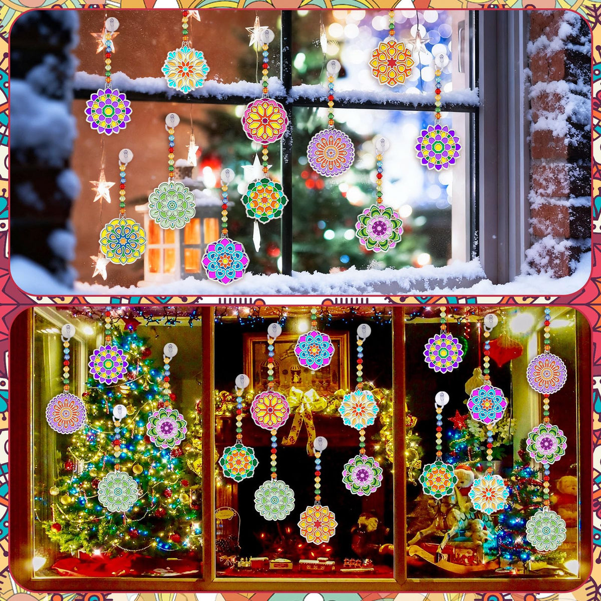 WinnerWhy suction hooks ready to attach finished art to windows