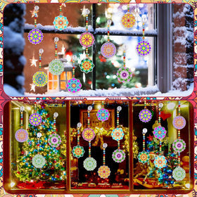 WinnerWhy suction hooks ready to attach finished art to windows