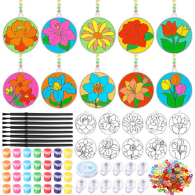 WinnerWhy suncatchers spring flowers collection brightens windows with sunlight