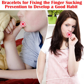 WinnerWhy green thumb guard bracelet aids daily finger-sucking prevention