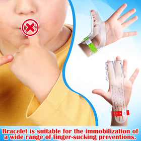 WinnerWhy yellow thumb guard bracelet for discreet habit management