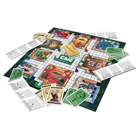 Winning Moves Clue Boddy Mansion images show rooms and weapons for up to 6 players