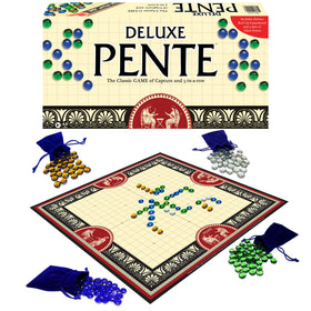 Winning Moves Deluxe Pente roll-up board for portable family play.
