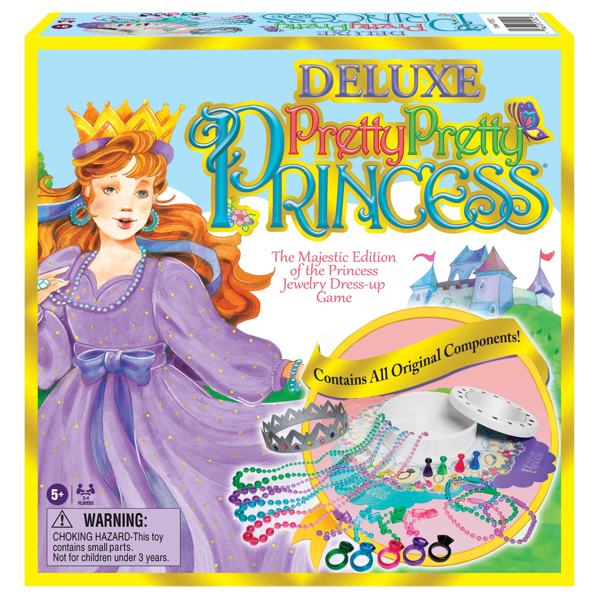 Winning Moves Deluxe Pretty Princess box with jewelry for dress-up play and storage.
