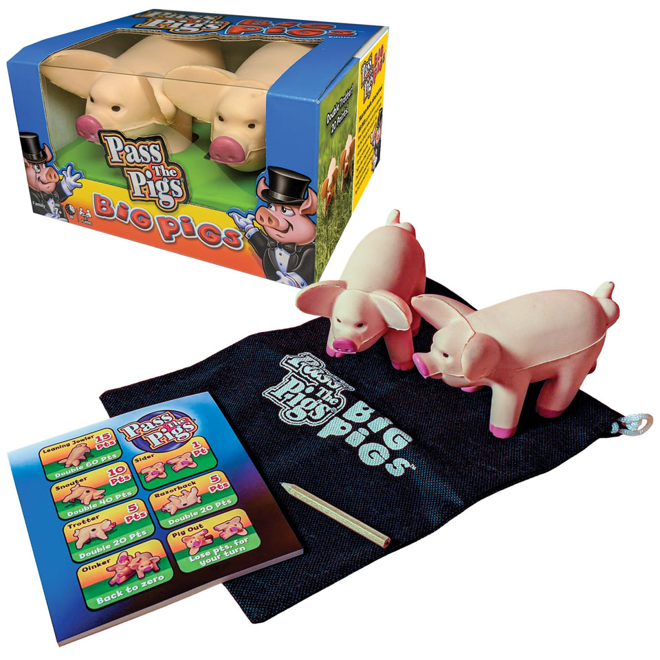 Winning Moves Pass The Pigs Big Pigs oversized foam pigs for outdoor play