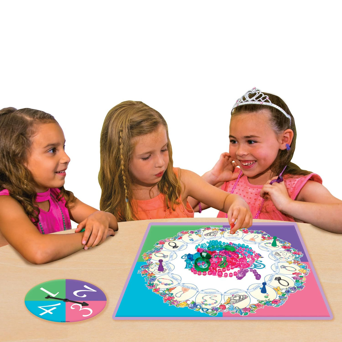 Winning Moves Pretty Pretty Princess gameboard and spinner invite cooperative, light-strategy play