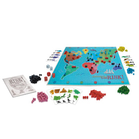 Winning Moves Risk 1959 wooden army pieces help tactile, immersive battles.