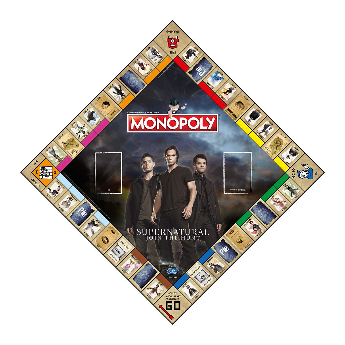 Winning Moves Supernatural Monopoly board and pieces for immersive play