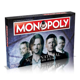 Winning Moves Supernatural Monopoly box cover ready for family game night