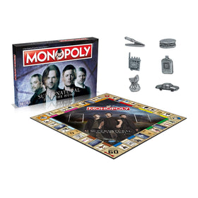 Winning Moves Supernatural Monopoly sam and dean tokens ready for action