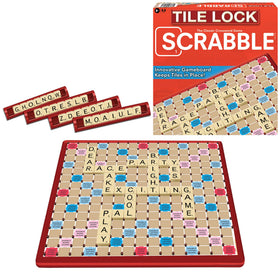 Winning Moves Tile Lock Scrabble board with secure tile-lock stability