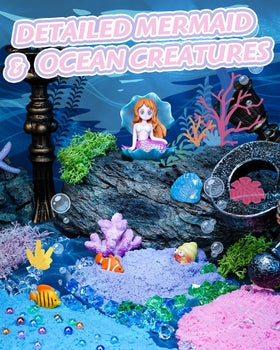 Winnrok mermaid night light with 13 colors for cozy, adjustable room ambience