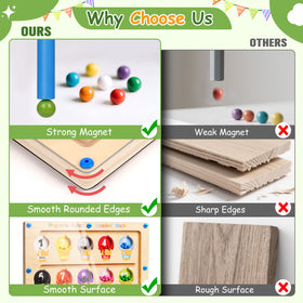Winnrok toddler educational toy designed for travel and on-the-go learning.