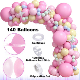 Winrayk balloon accessories help DIY a unicorn garland quickly.