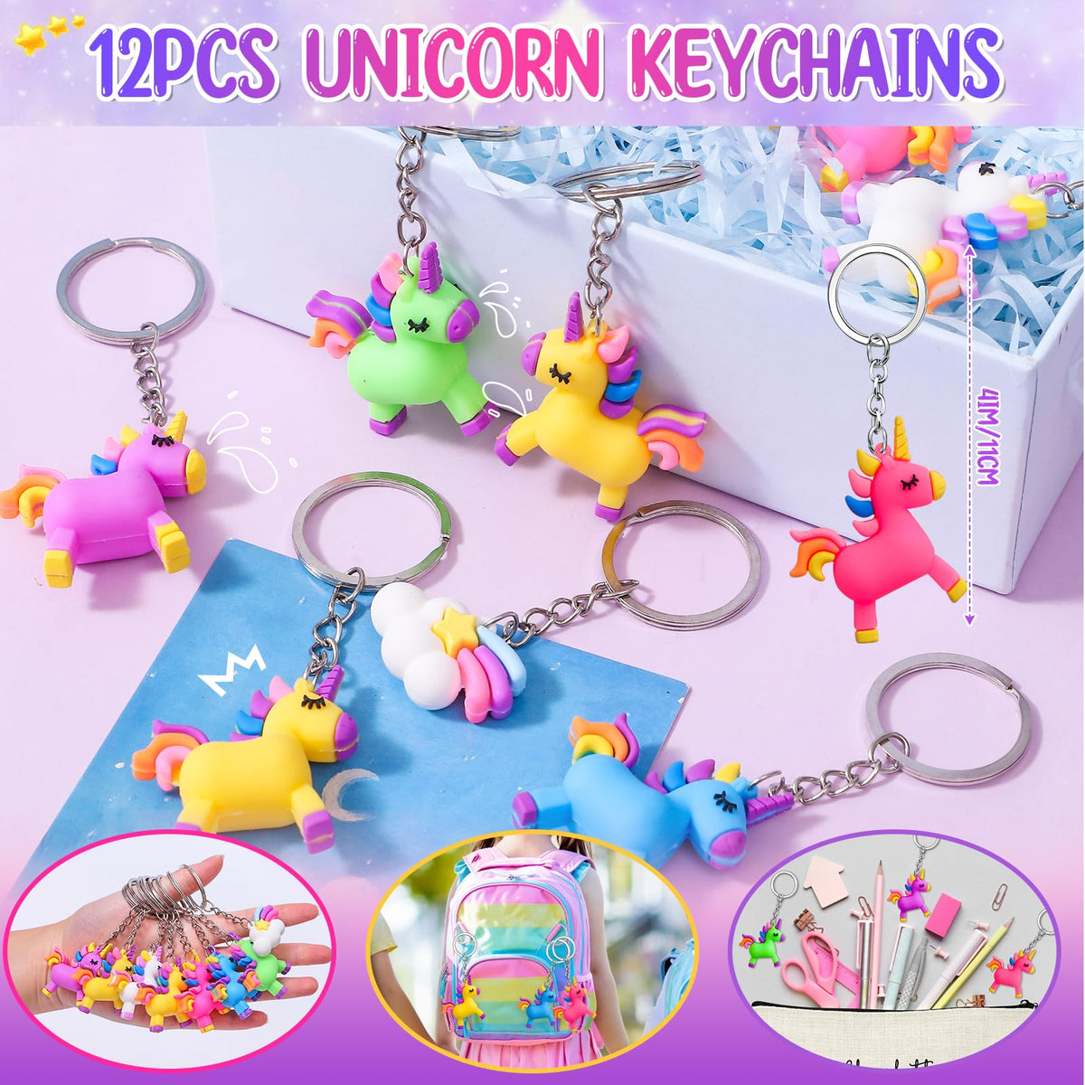 Winrayk DIY unicorn stickers to customize cards and crafts