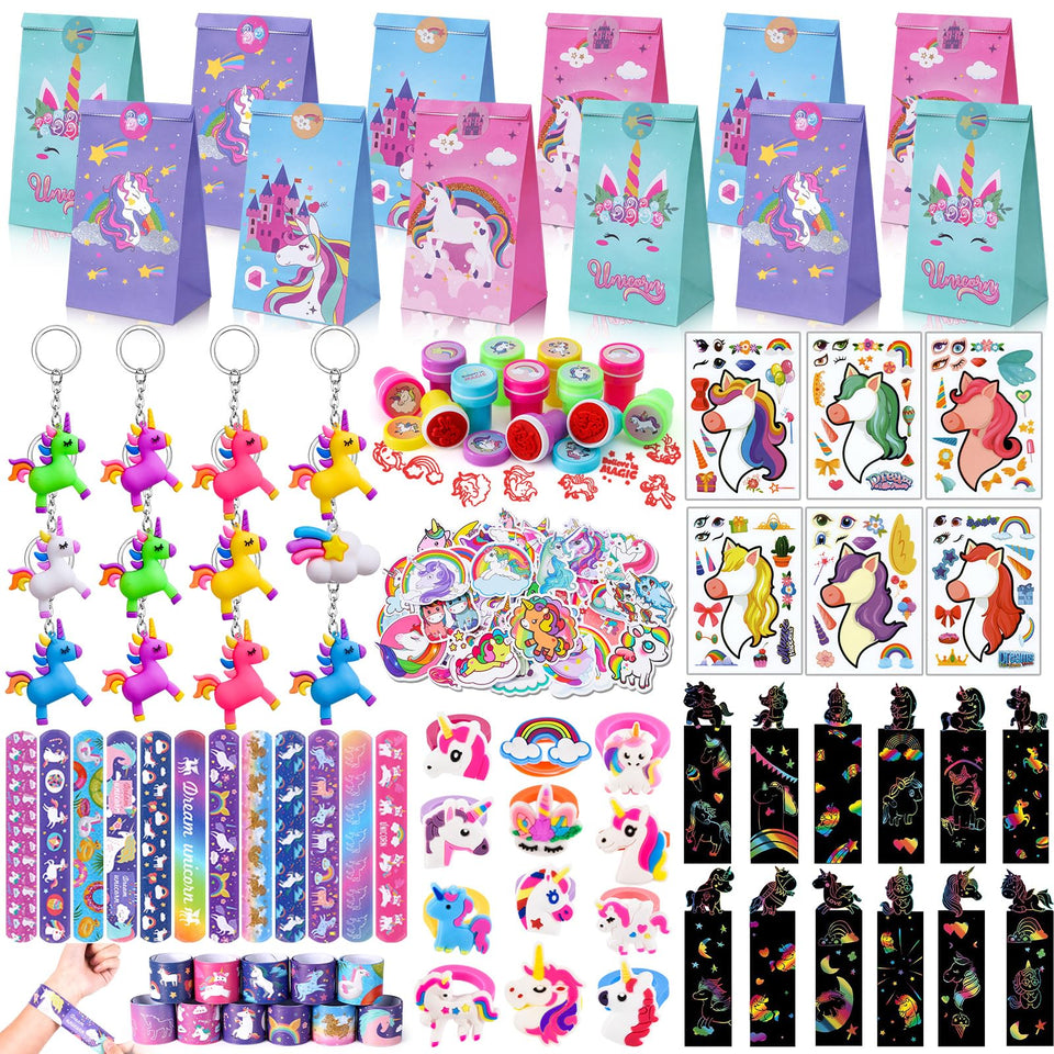 Winrayk unicorn party favor bags add sparkle to girls party gifts