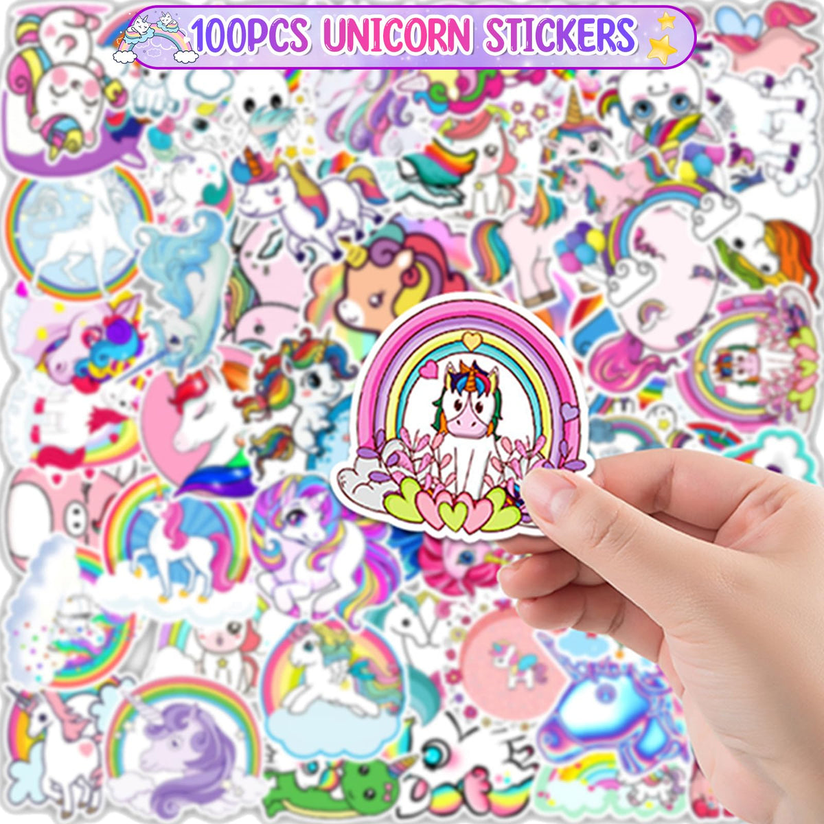 Winrayk unicorn rings complete the dress-up, celebration vibe