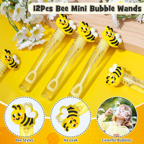 Winrayk bee mini bubble wands provide playful sensory fun for party guests