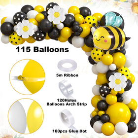 Winrayk bee wall decor easily attaches to smooth surfaces