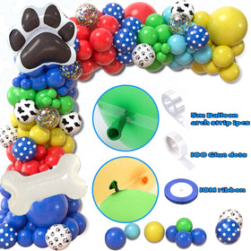 Winrayk blue polka dot balloons offer cheerful contrast