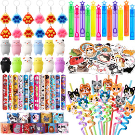 Winrayk cat party favors cat straws add color and fun to kids birthday