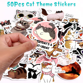 Winrayk cat party favors package overview shows a complete kit