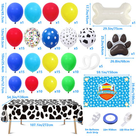 Winrayk cow print tablecloth provides sturdy, waterproof party surface
