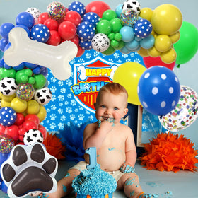 Winrayk dog bone foil balloon as eye-catching centerpiece