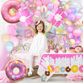 Winrayk donut foil balloons purple add whimsy to growing-up celebrations
