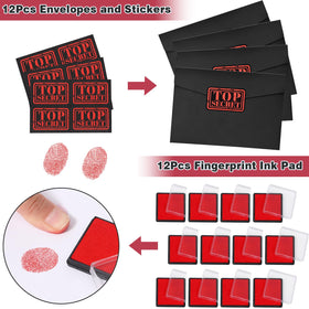 Winrayk envelope seal stickers complete the mystery setup.