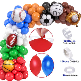 Winrayk foil balloon basketball creates bold focal points for dynamic party photos.