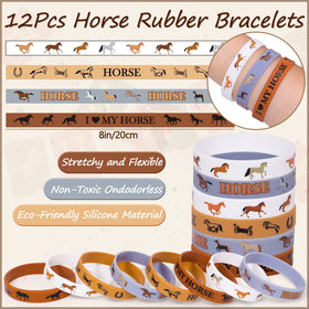 Winrayk horse stickers sheets for decorating or labeling gifts