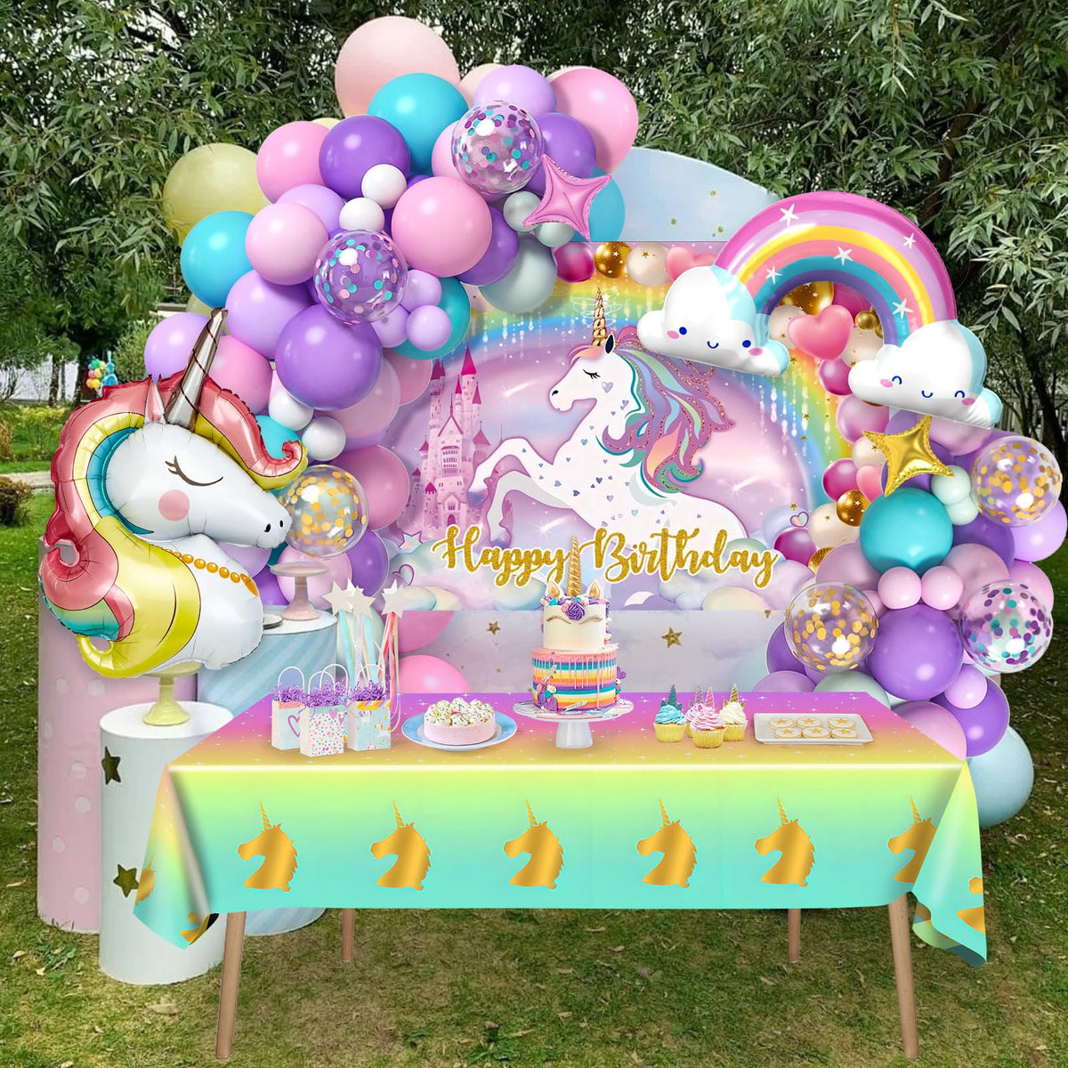 Winrayk pink blue purple party set for a joyful mood