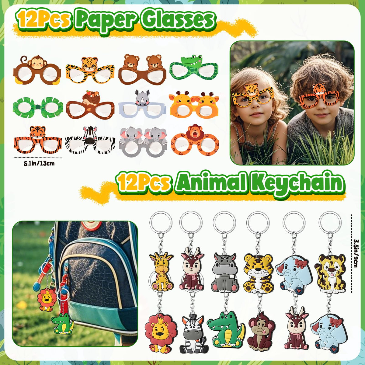 Winrayk keychain as a wearable keepsake from the safari party