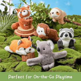 Winrayk safari slap bracelet with a raccoon for colorful pretend play